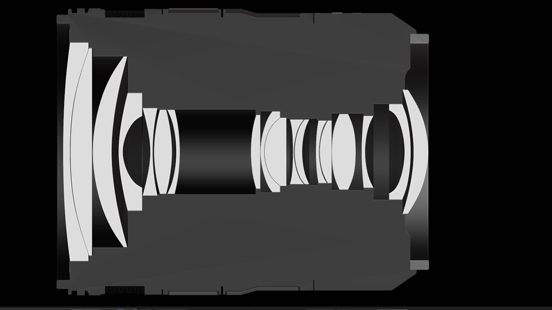 Canon EOS R5 Mirrorless Camera Low-poly 3D model_15