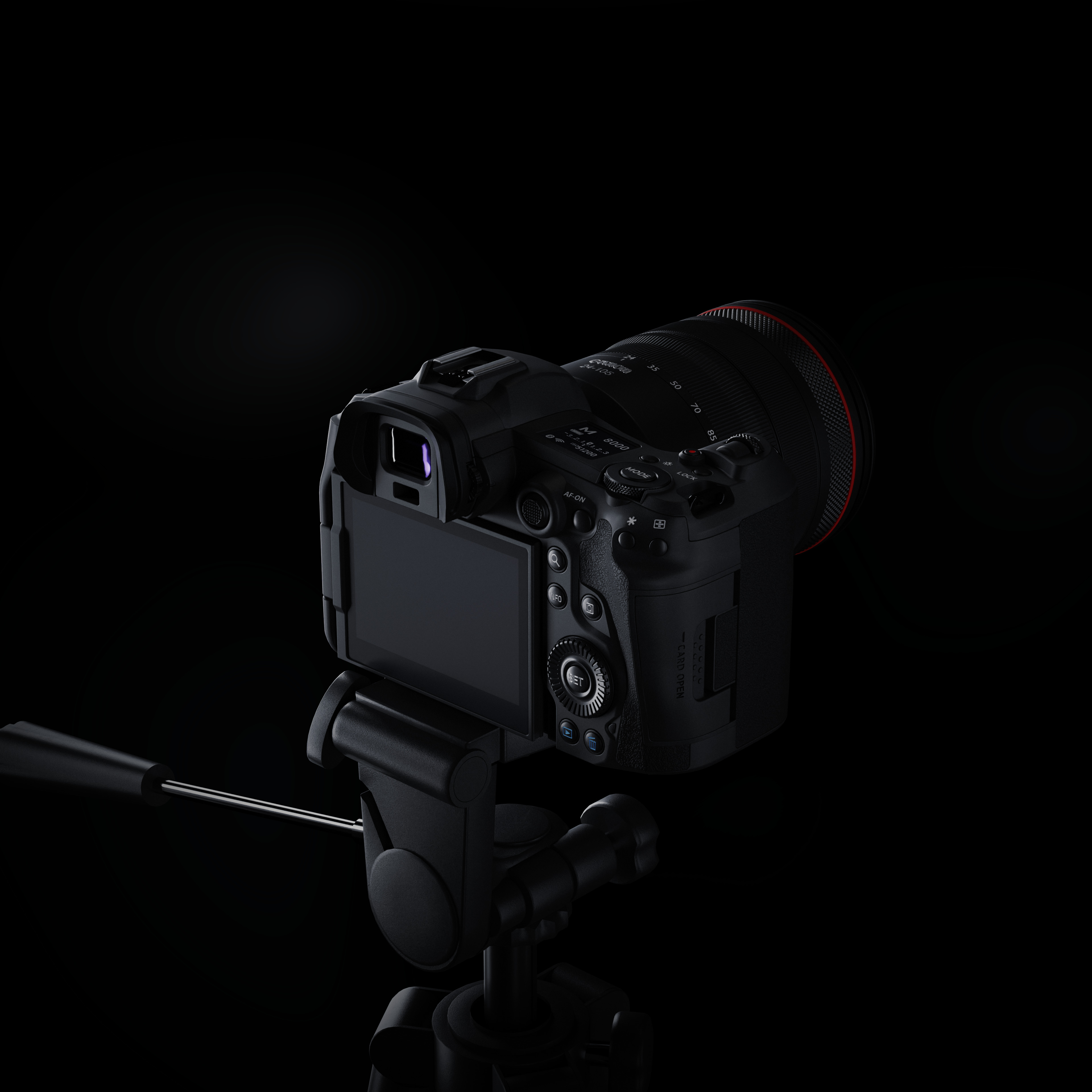 Canon EOS R5 Mirrorless Camera Low-poly 3D model_9