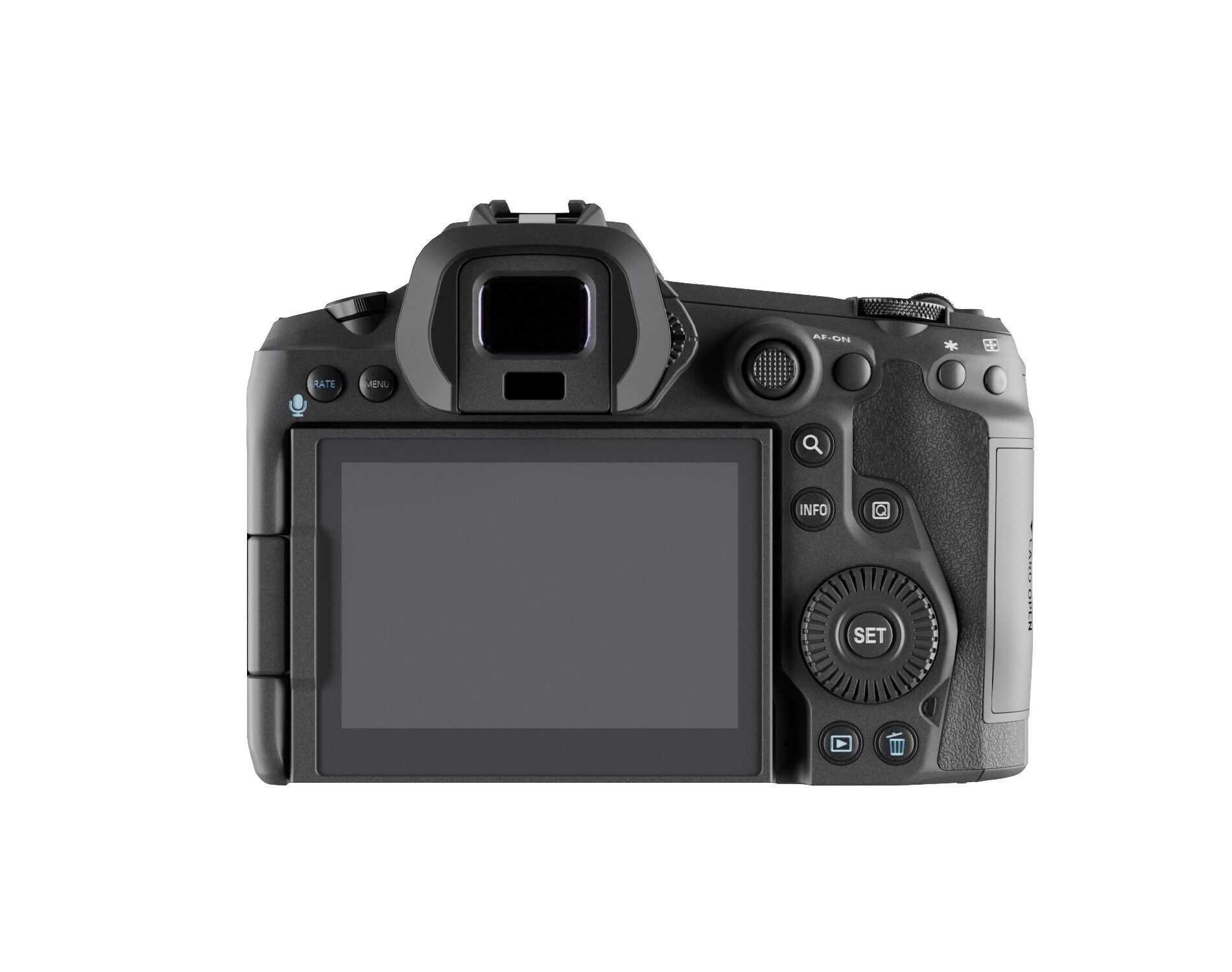 Canon EOS R5 Mirrorless Camera Low-poly 3D model_16