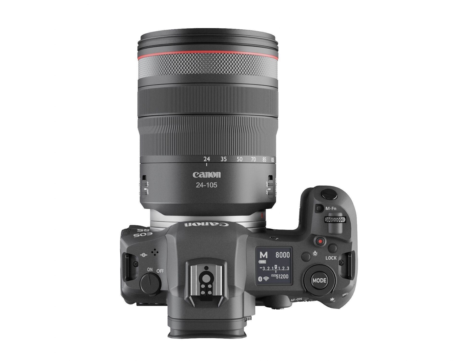 Canon EOS R5 Mirrorless Camera Low-poly 3D model_17