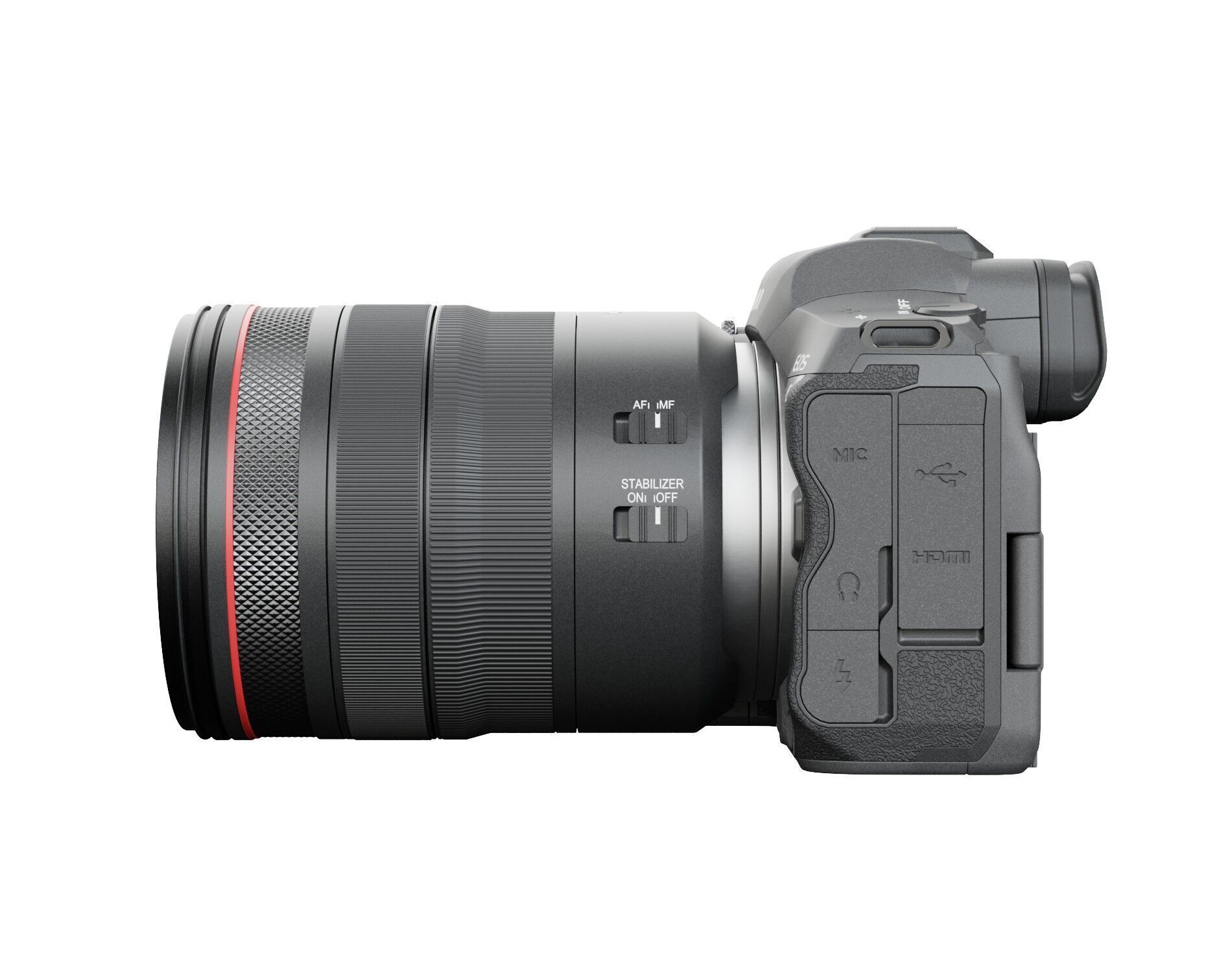 Canon EOS R5 Mirrorless Camera Low-poly 3D model_18