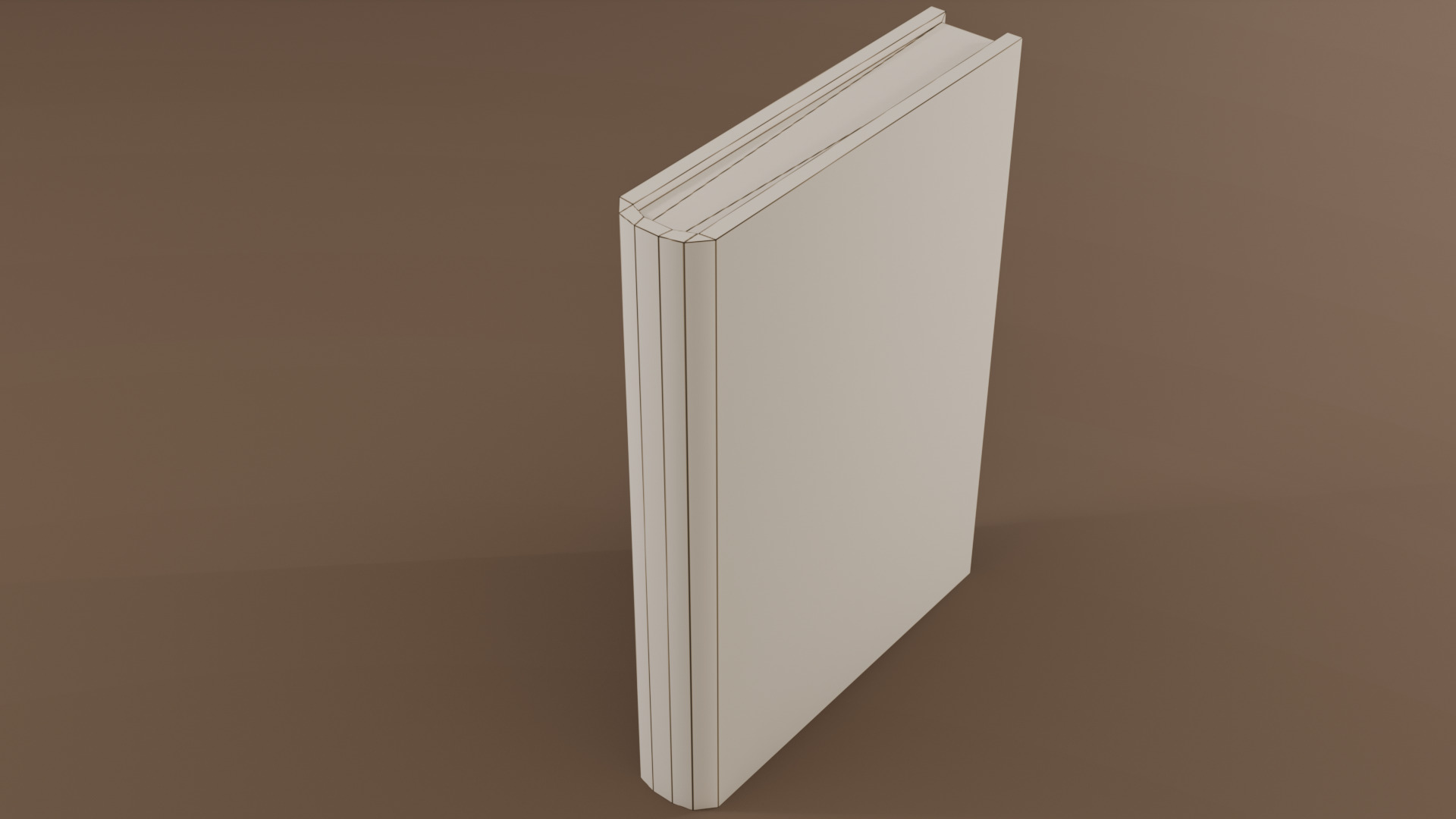 Old Book Set Low-poly 3D model_5