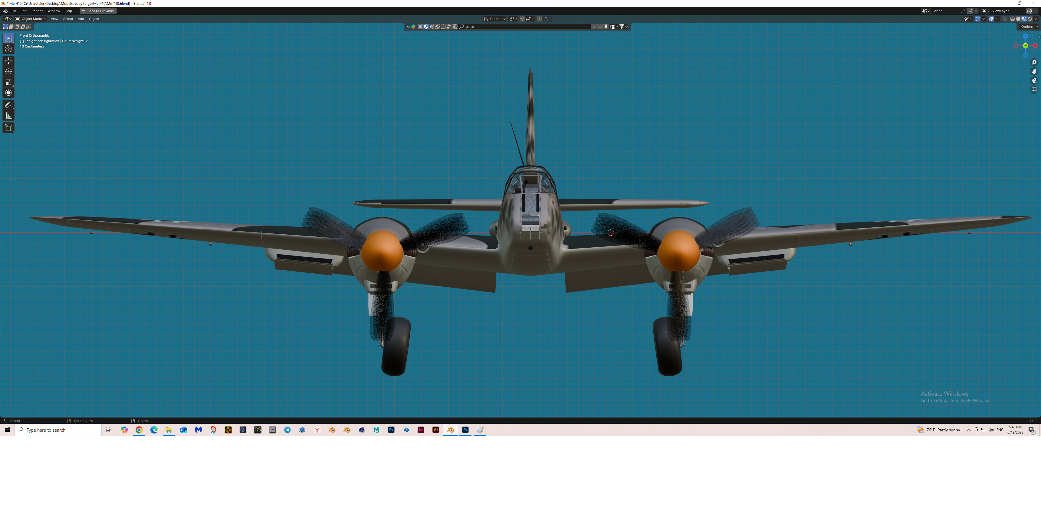 Me-410 Free 3D model_2