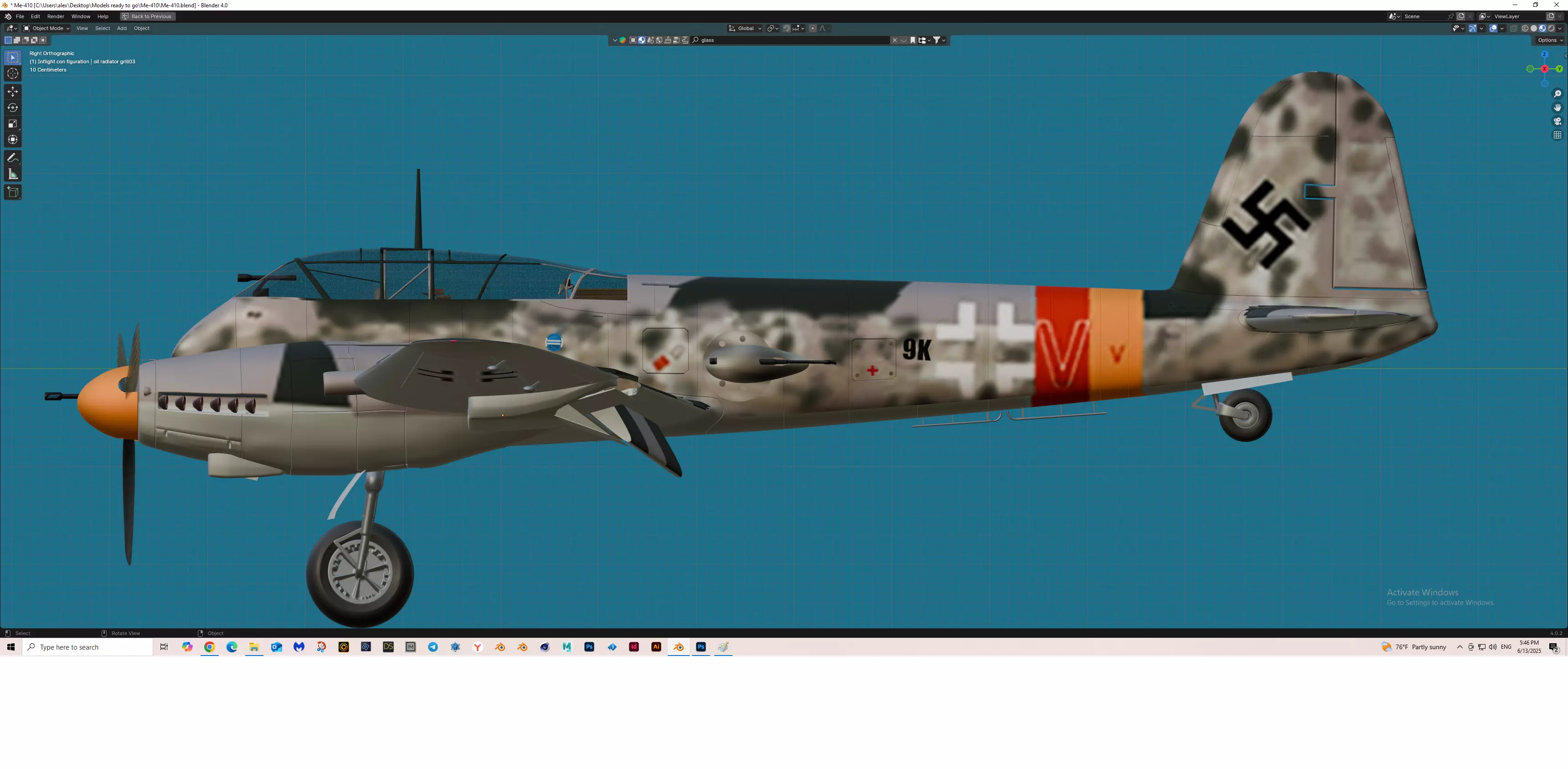 Me-410 Free 3D model_0