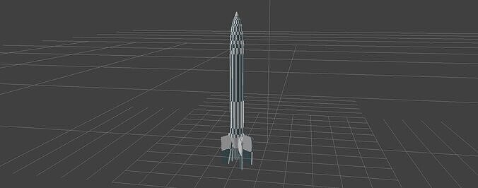 BM-13 Guard mortars  Low-poly 3D model