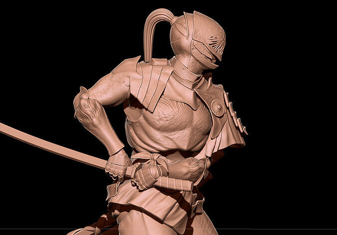 EXECUTOR NIGHTREIGN - COLLECTOR FIGURE - FAN ART Low-poly 3D print model