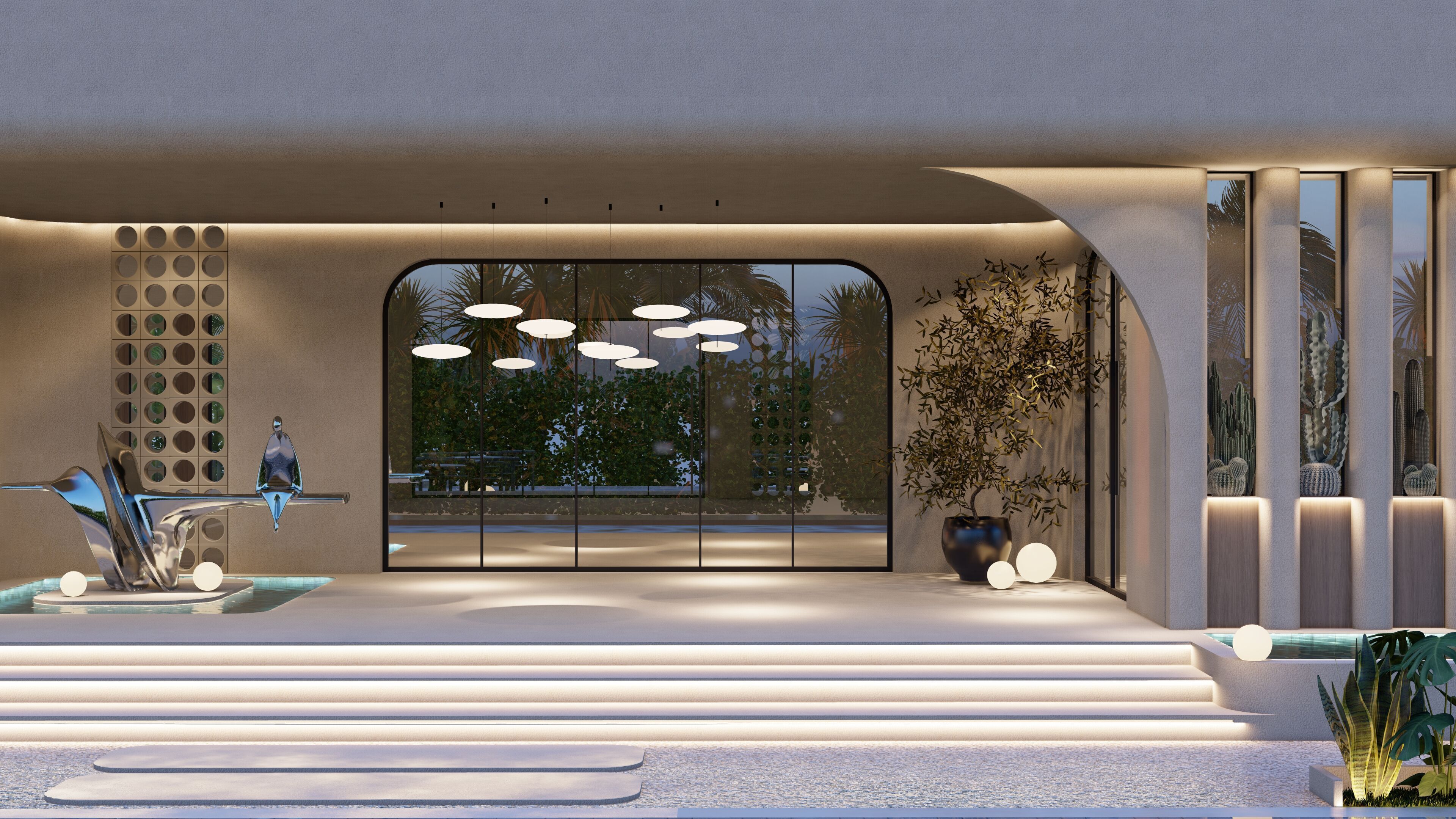 Modern SPA sketchup  3D model_4