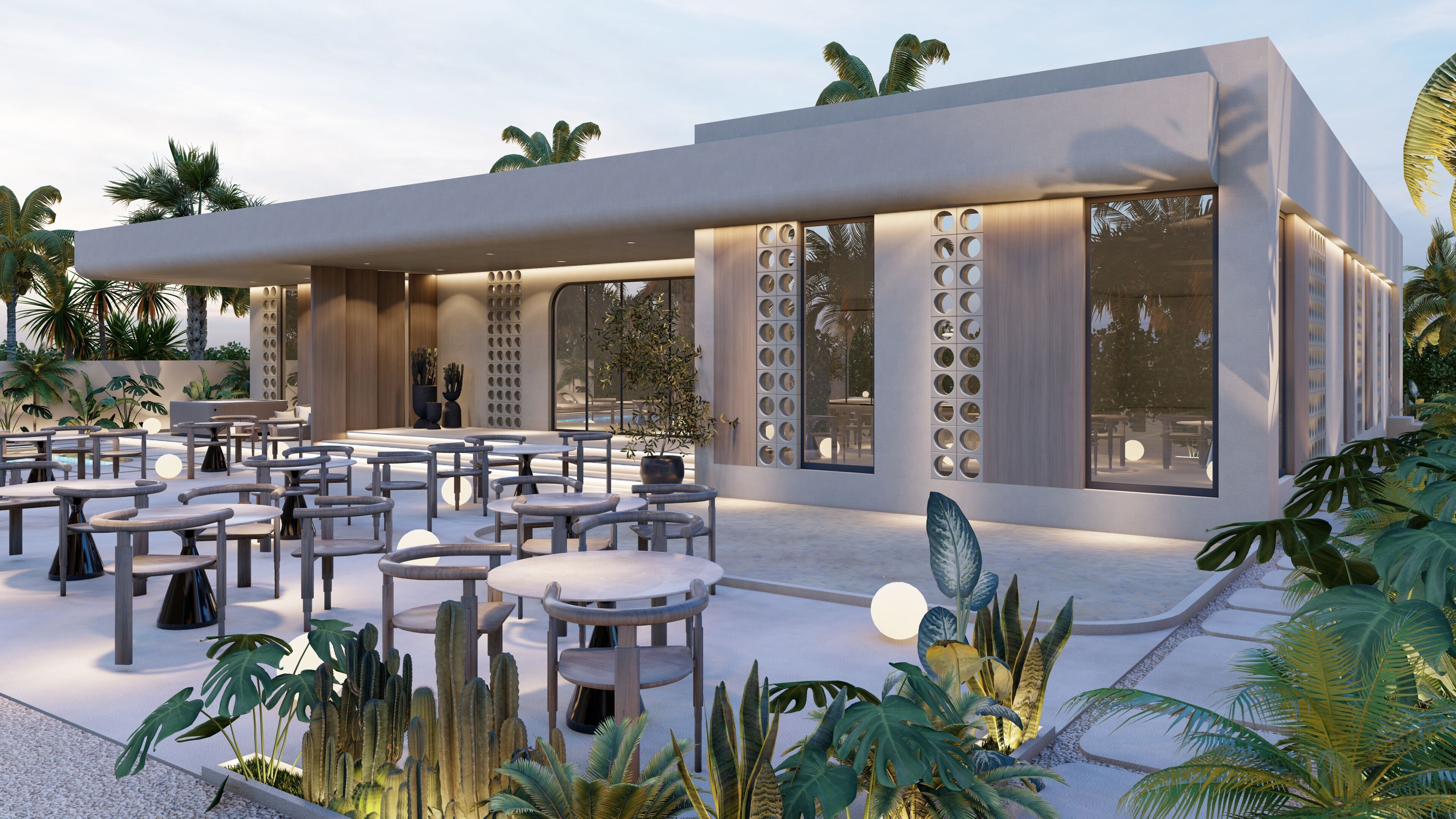 Modern SPA sketchup  3D model_6