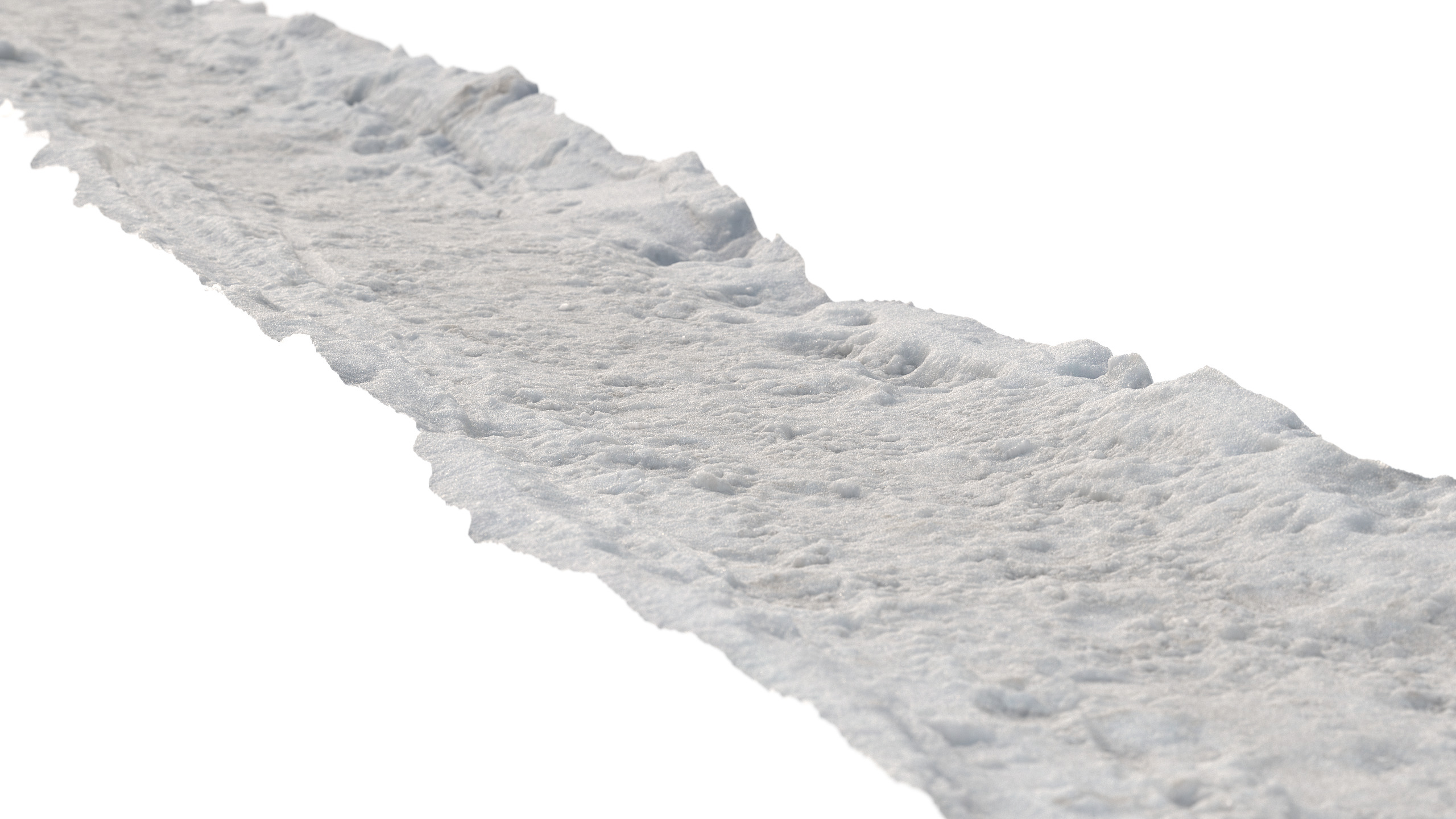Snow 14 footprints PBR Low-poly 3D model_5