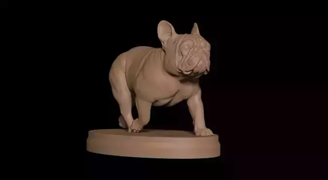  Bulldog Frances 3D print model