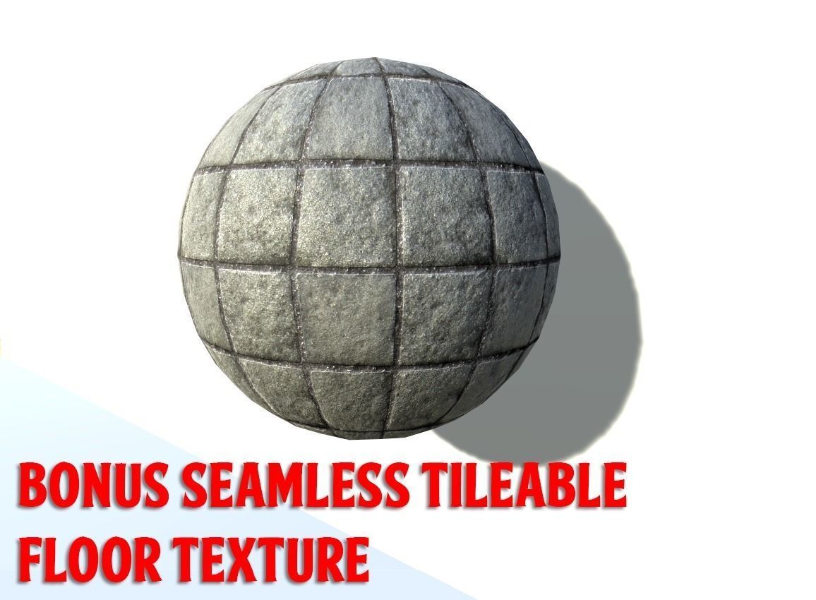 PBR Wooden Shield Pack Low-poly 3D model_5