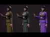 Vampire girl Low-poly 3D model_1