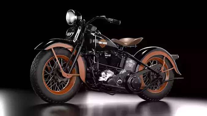 Harley Davidson Knucklehead 1936 Motorcycle