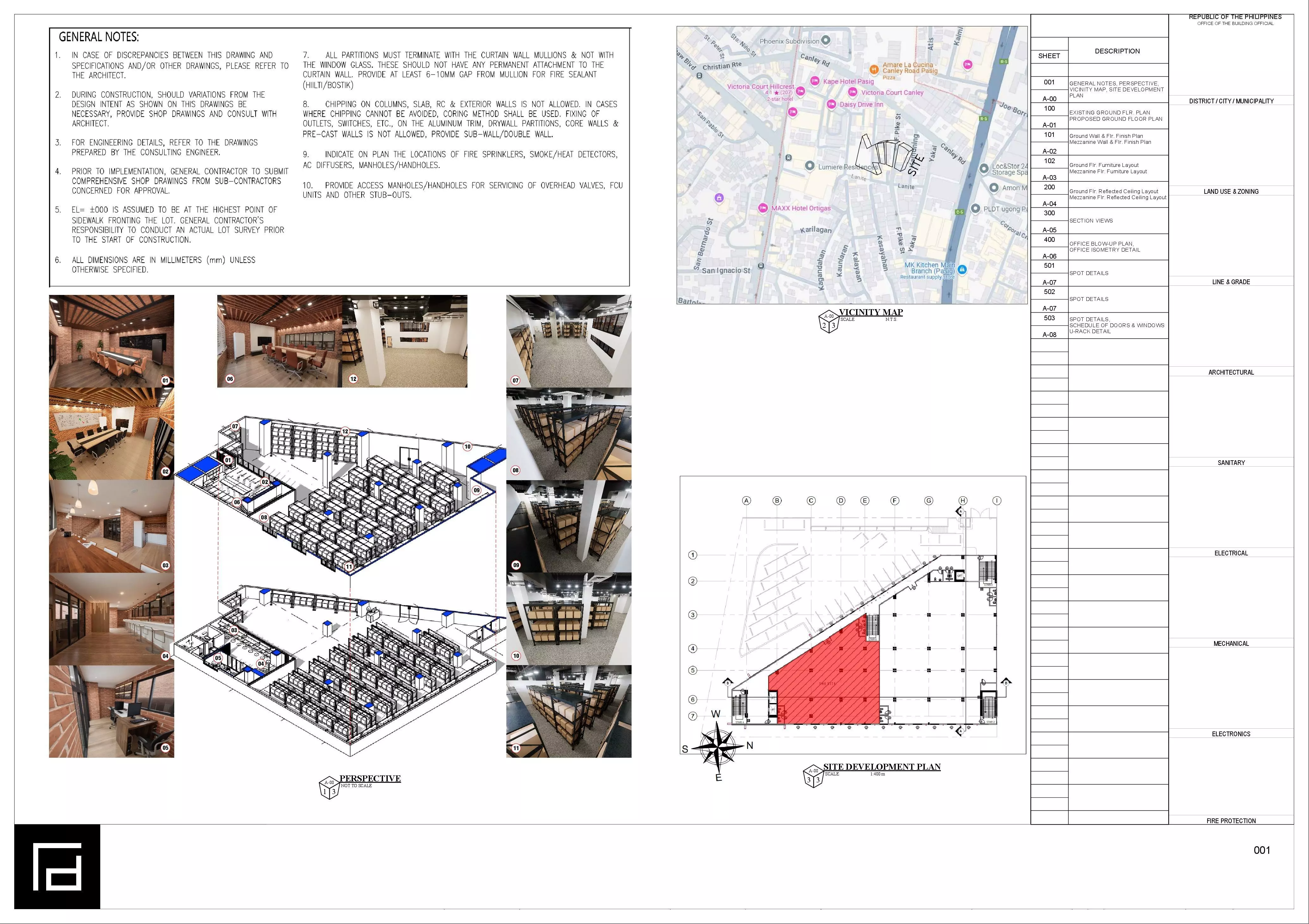 Interior Warehouse 3D model_0