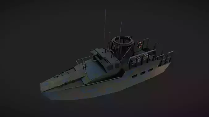 Military Gunboat 01