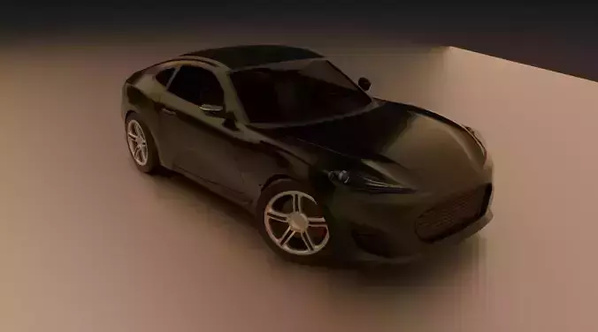 Game Ready Stylized Sports Car 