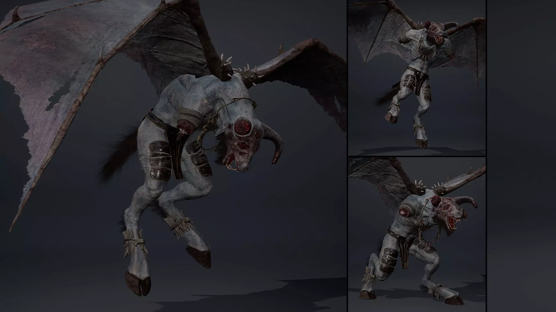 Nighthowl NoArms Low-poly 3D model