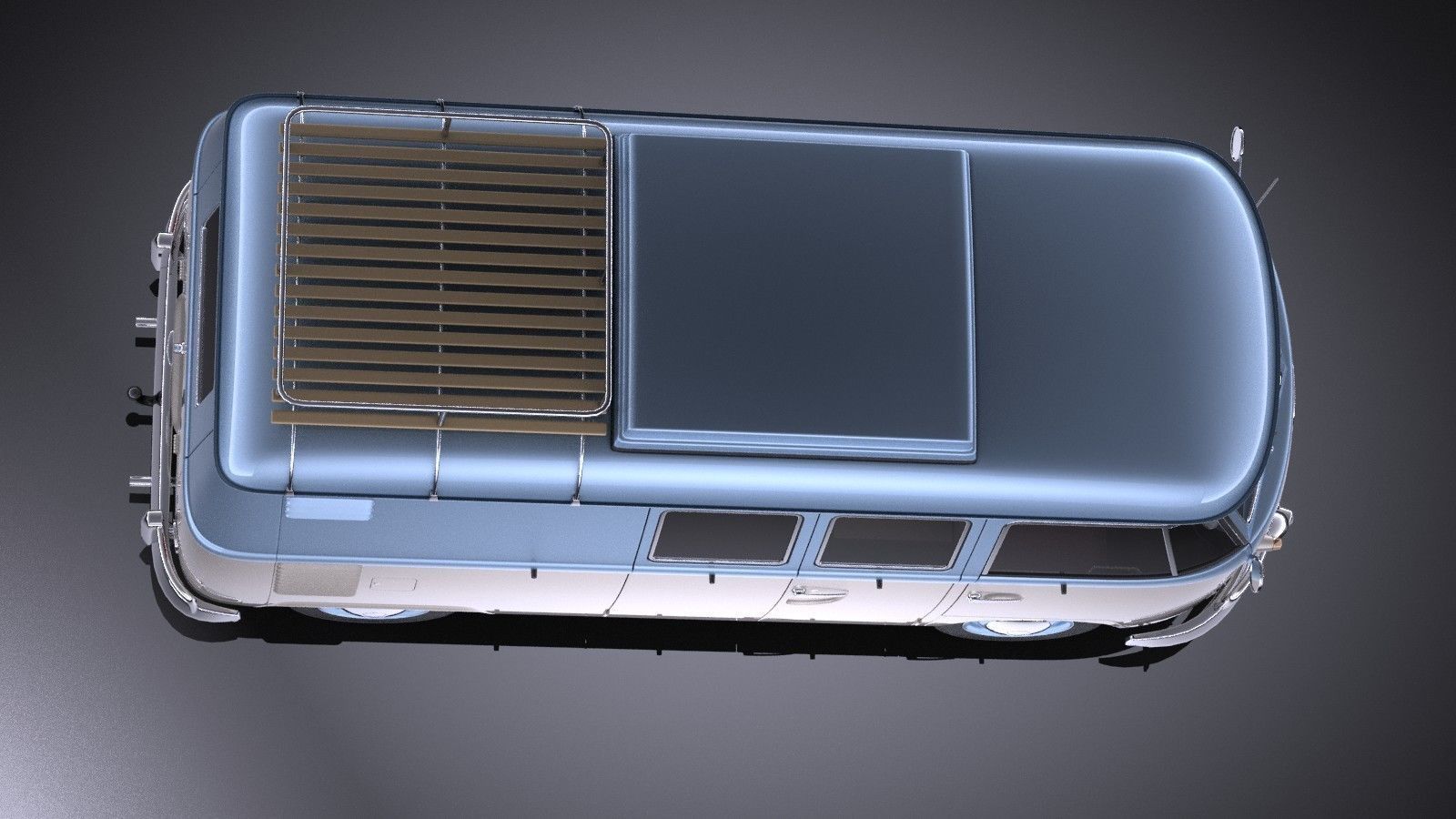 Volkswagen Transporter T1 Camper Van 1950 3D model_7