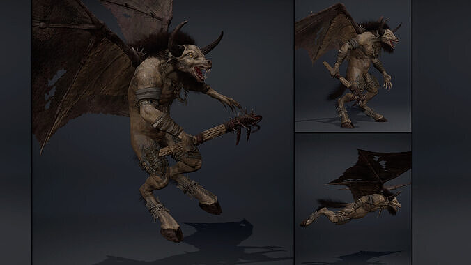Nighthowl Fatty Brutal Low-poly 3D model