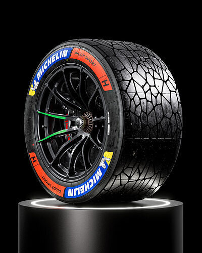 MICHELIN Pilot Sport Hypercar GTP 34 71 18 3D model