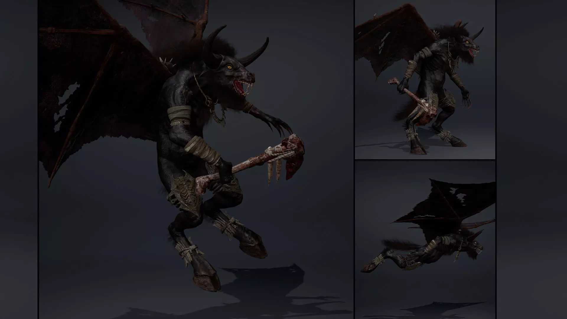 Nighthowl Fatty Low-poly 3D model