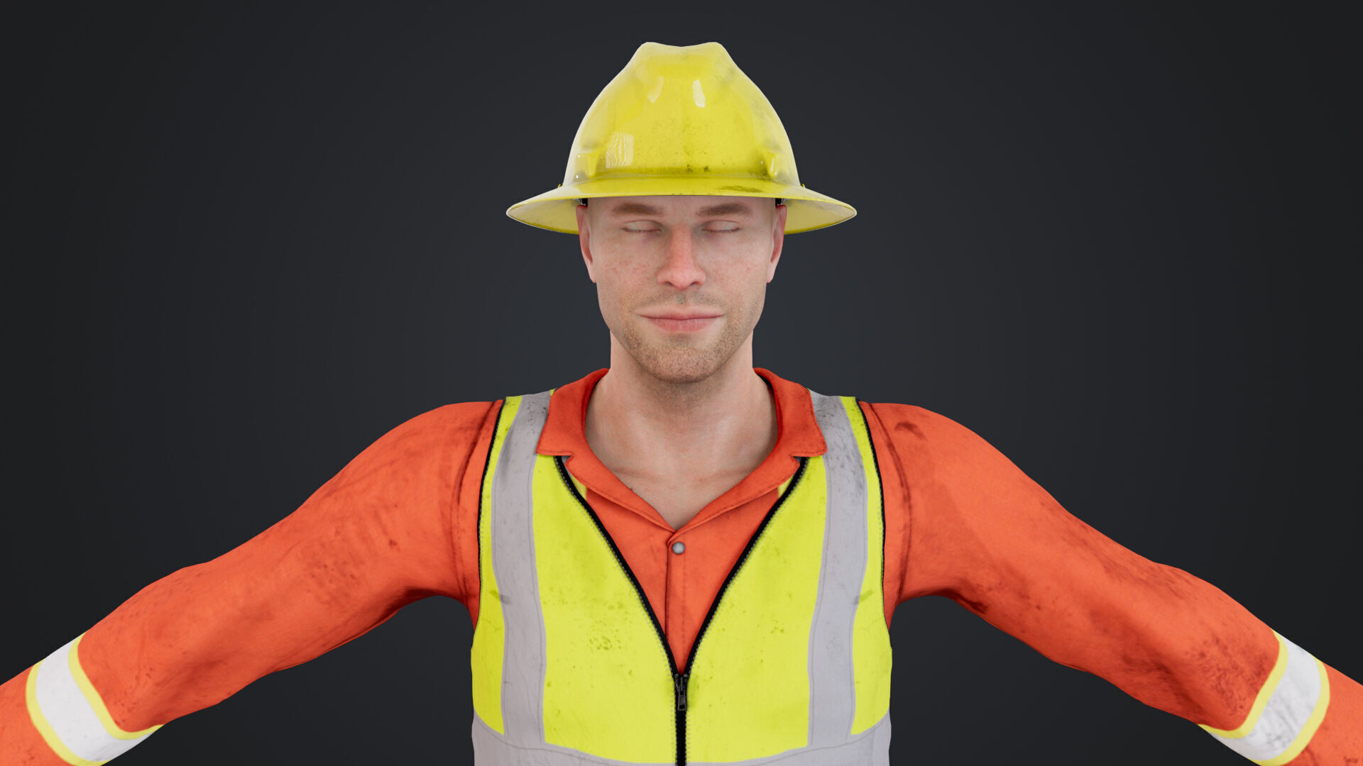 Road Worker 3D model_19