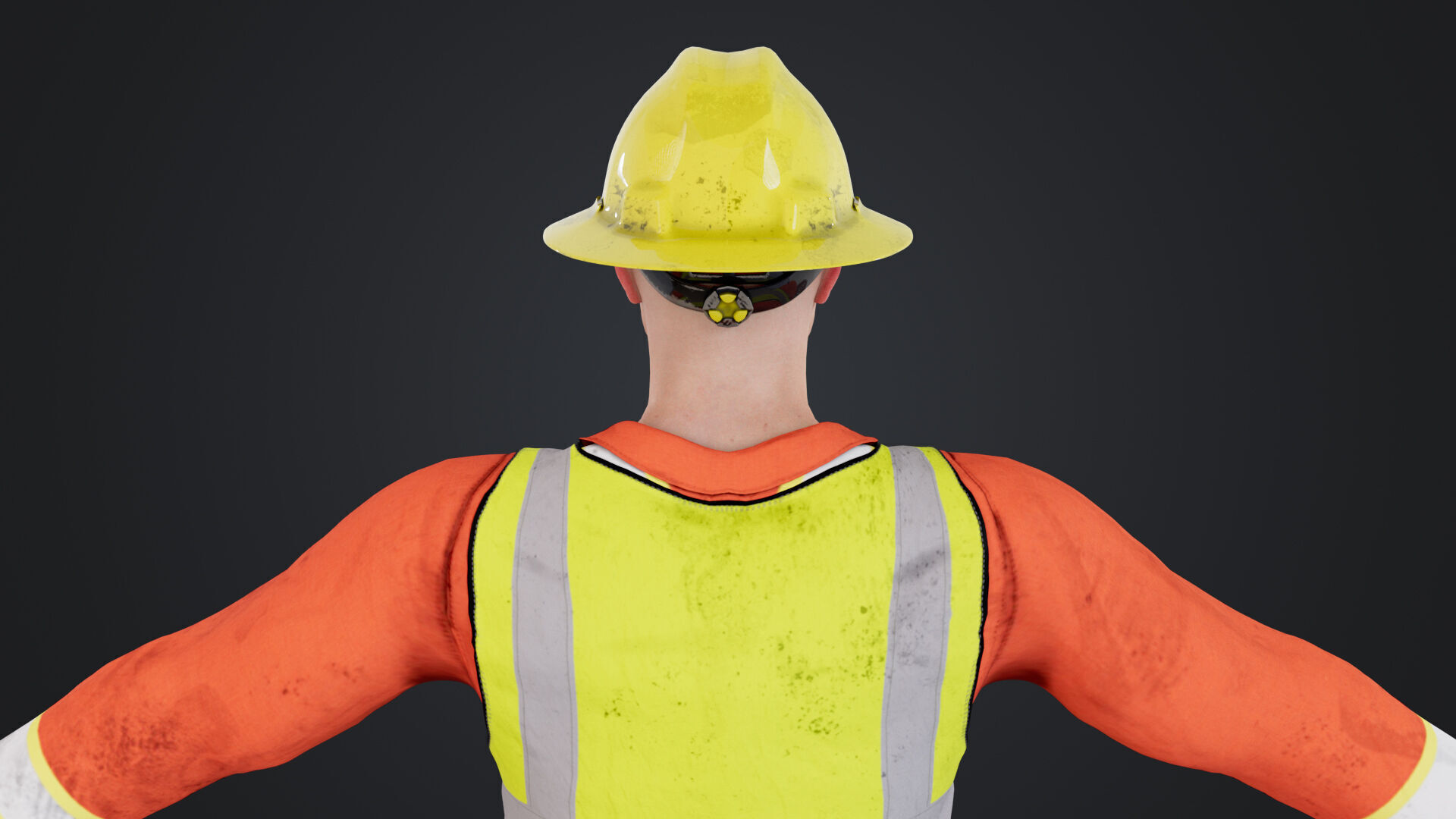 Road Worker 3D model_14