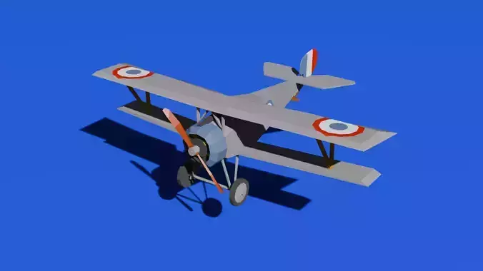 Nieuport 17 C1 Low Poly