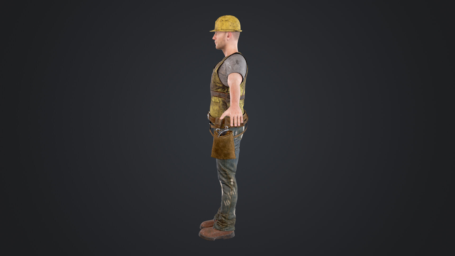 Construction Worker 3D model_7