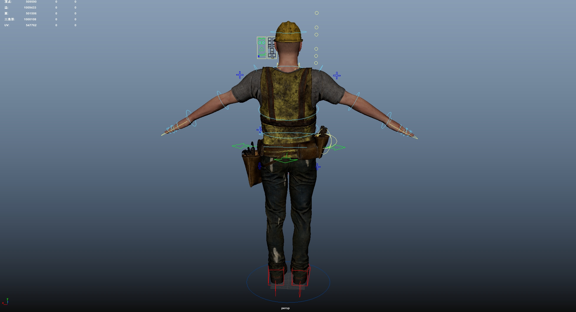 Construction Worker 3D model_24