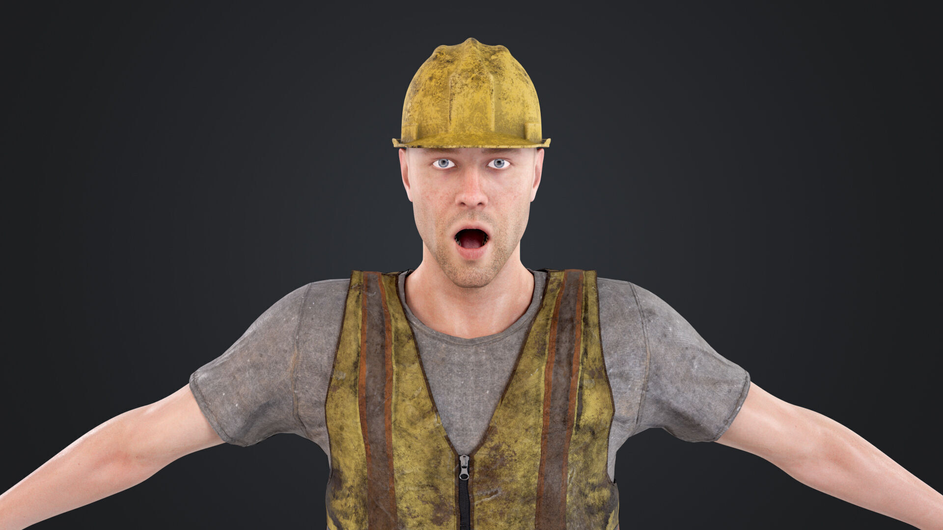 Construction Worker 3D model_18