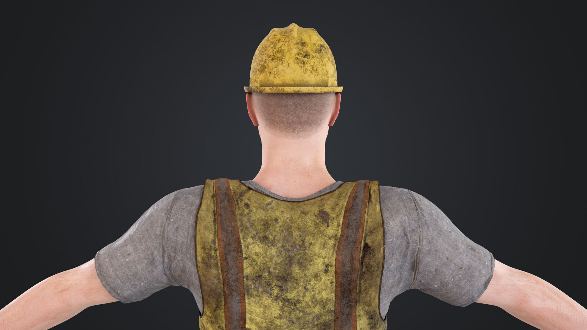 Construction Worker 3D model_14