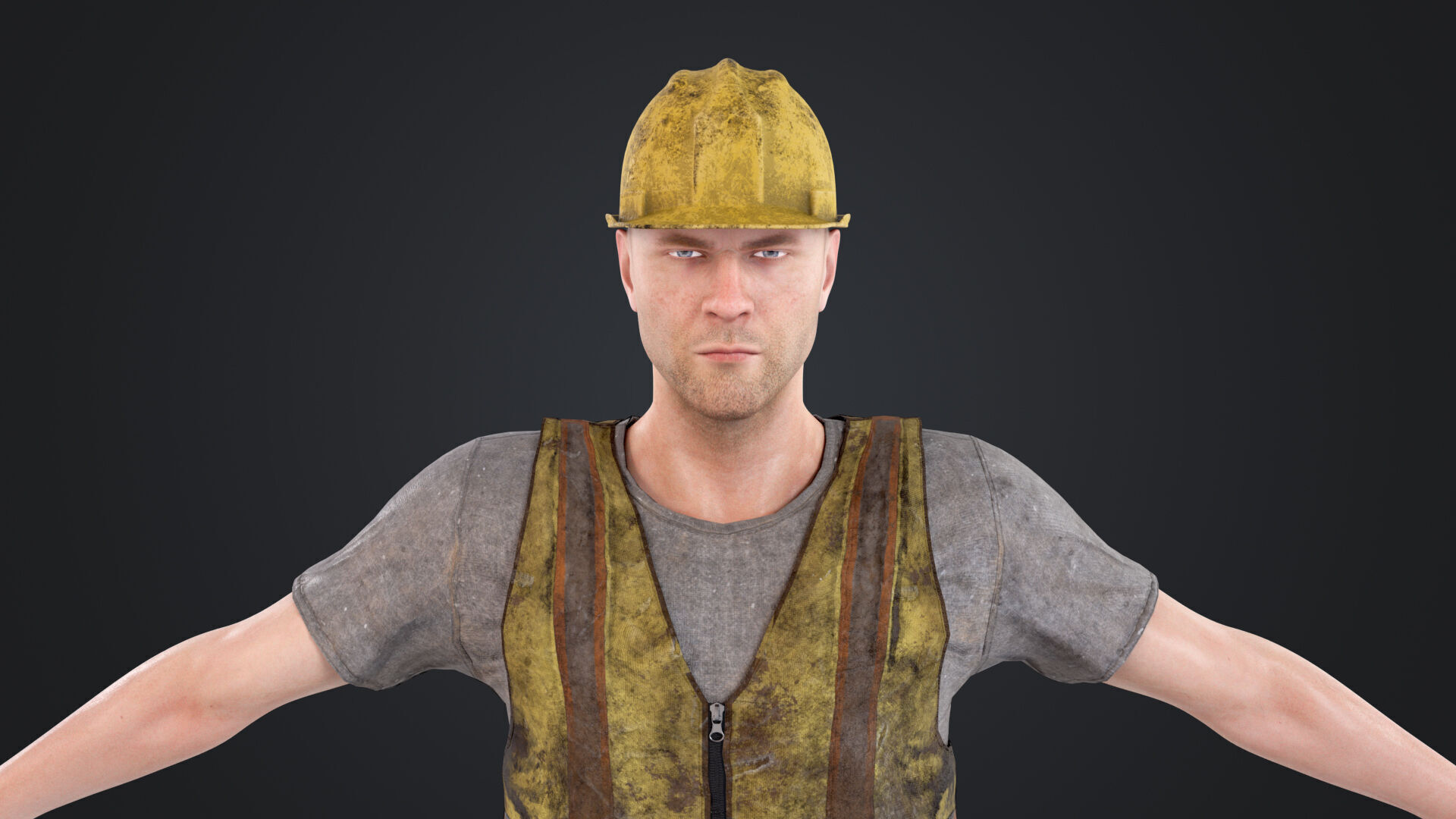 Construction Worker 3D model_16