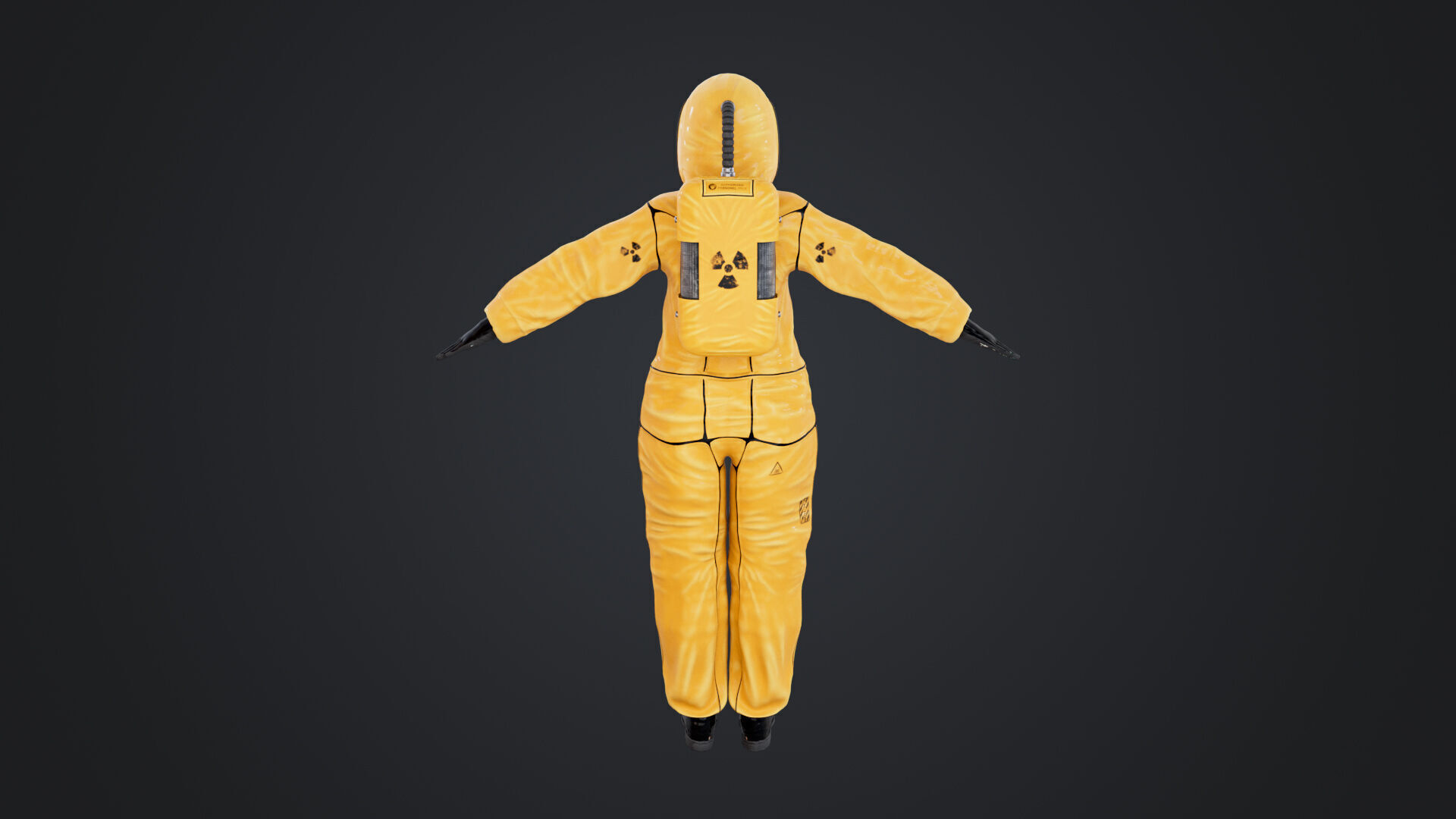 Female In Protective Suit 3D model_9