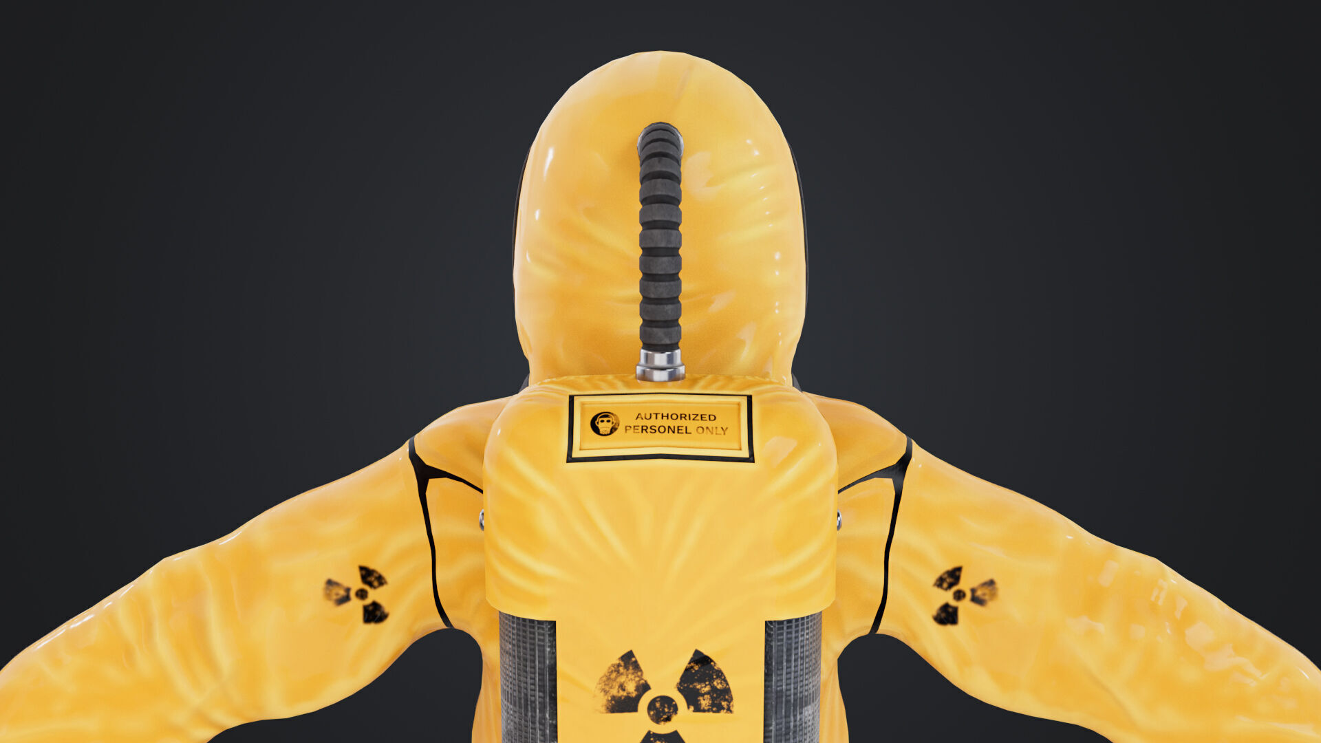 Female In Protective Suit 3D model_14