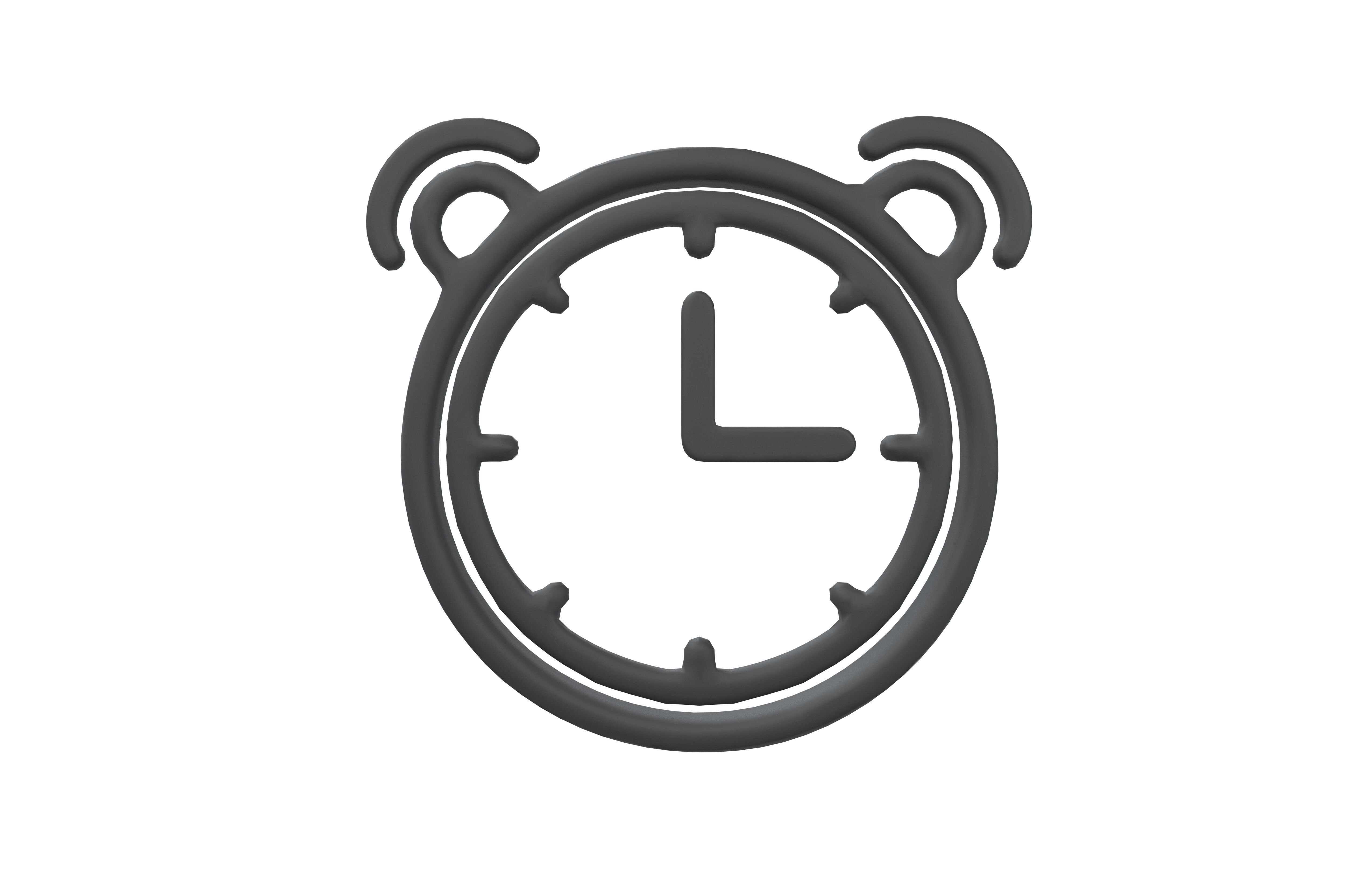 Alarm Symbol v1 001 Low-poly 3D model_1