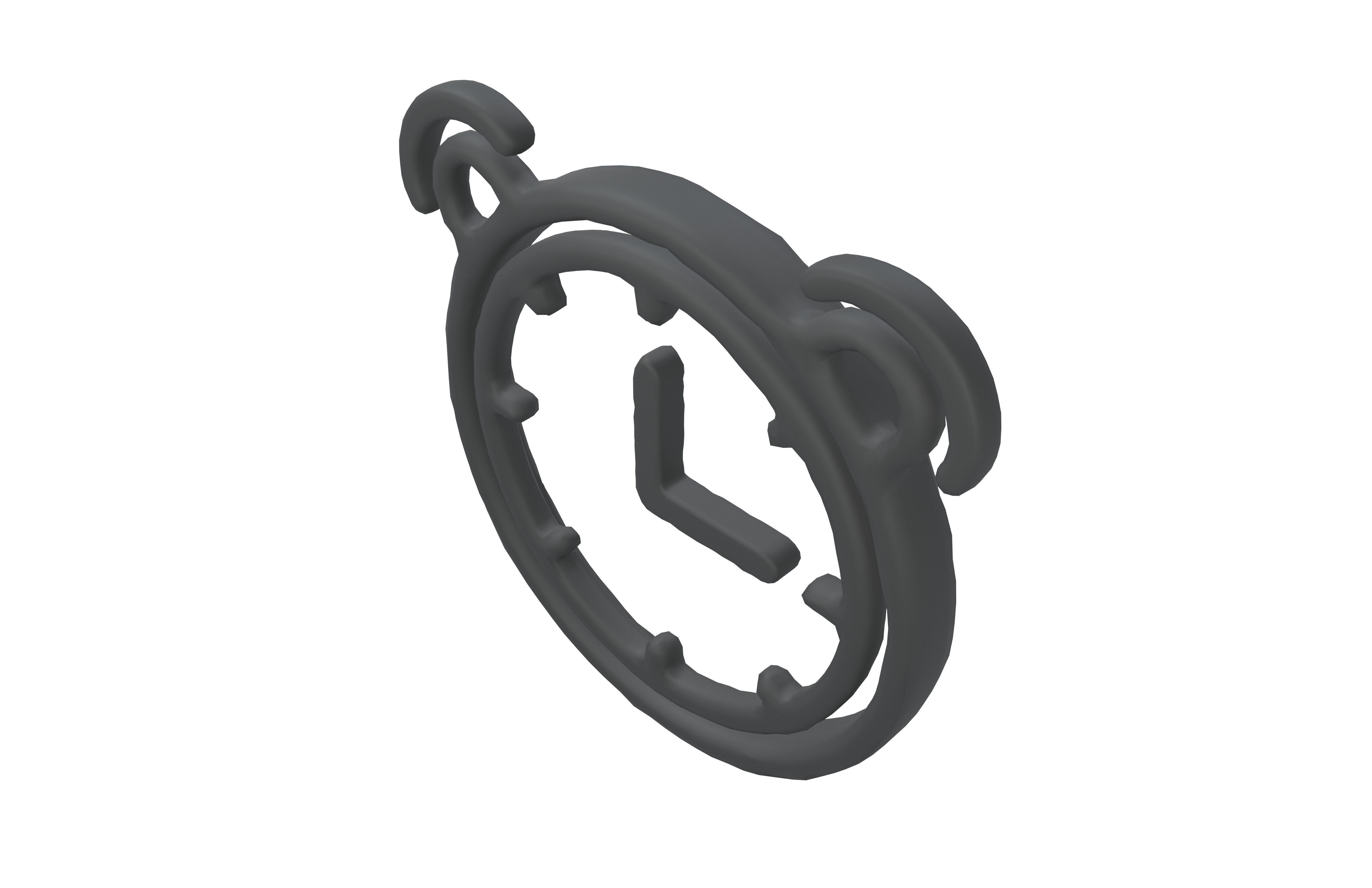 Alarm Symbol v1 001 Low-poly 3D model_2