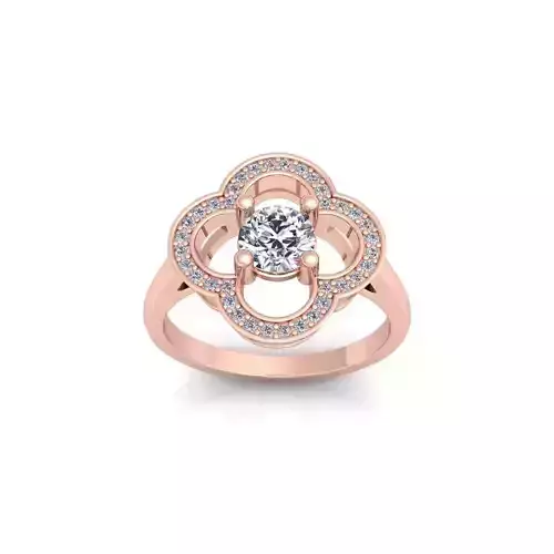 Fancy Diamond Ring 3d Model and Render