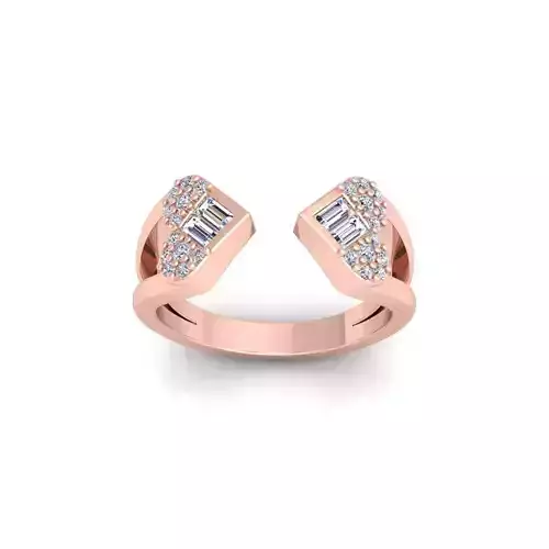 Open Ring 3d Model and Render