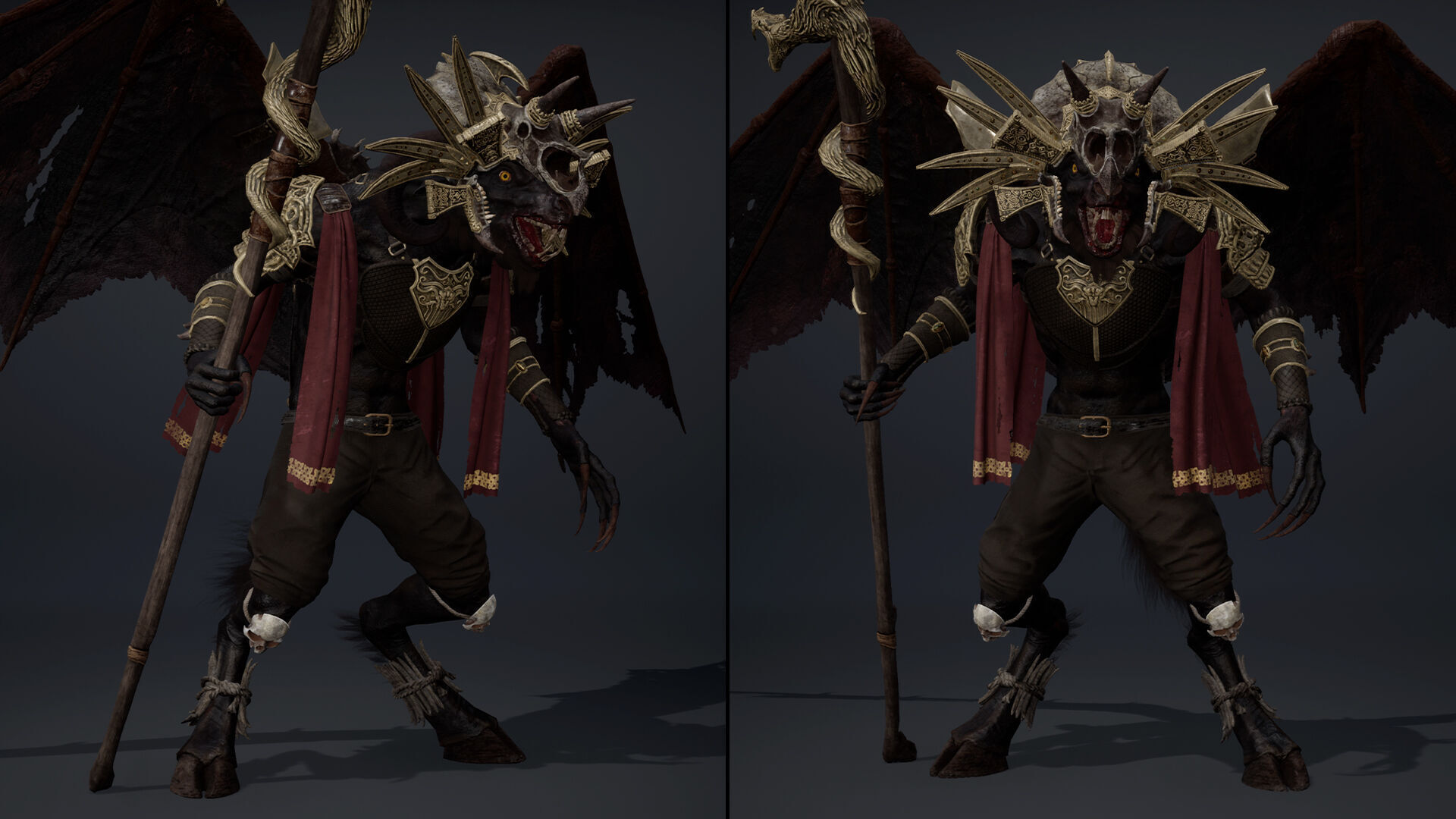 Night Mage ArmWing Low-poly 3D model_15