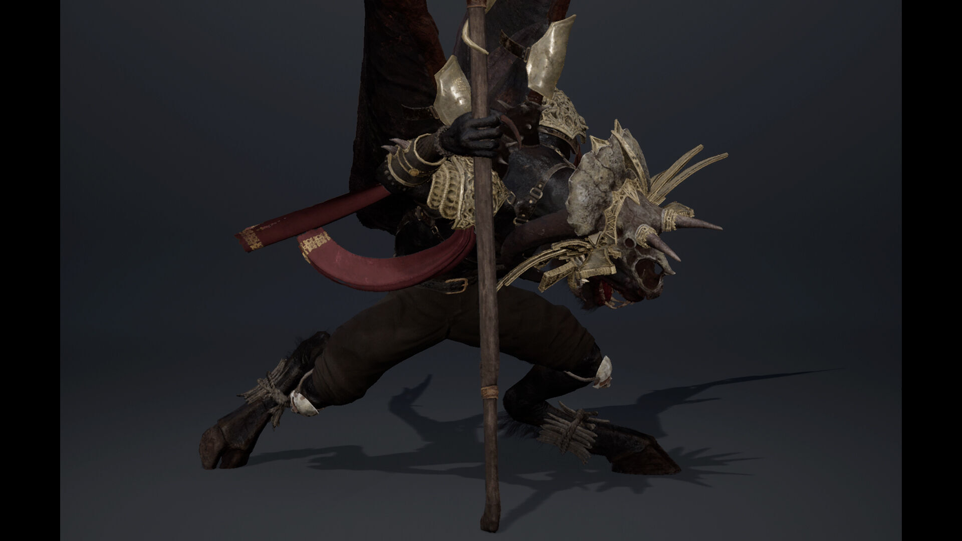 Night Mage ArmWing Low-poly 3D model_23