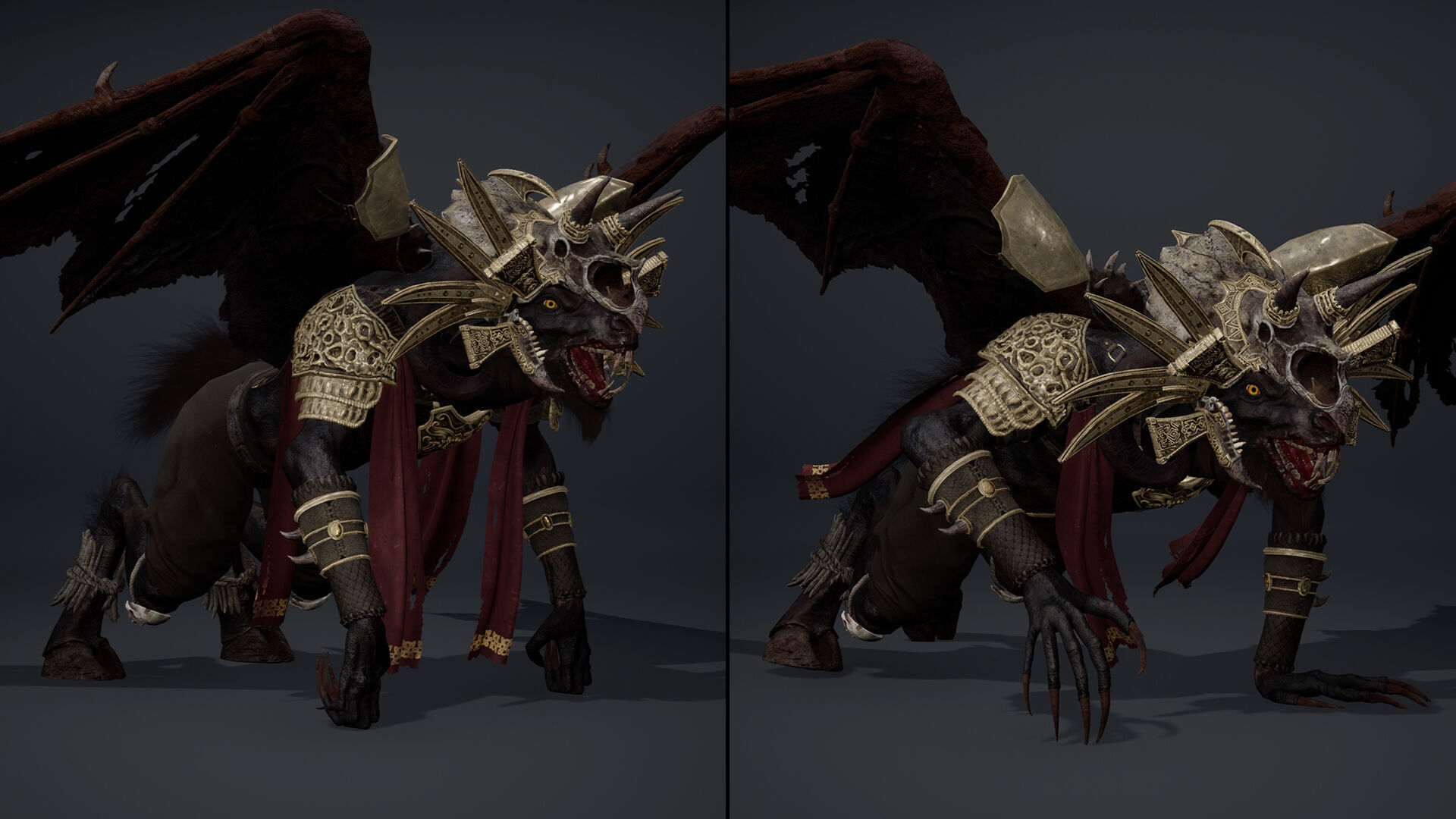 Night Mage ArmWing Low-poly 3D model_10