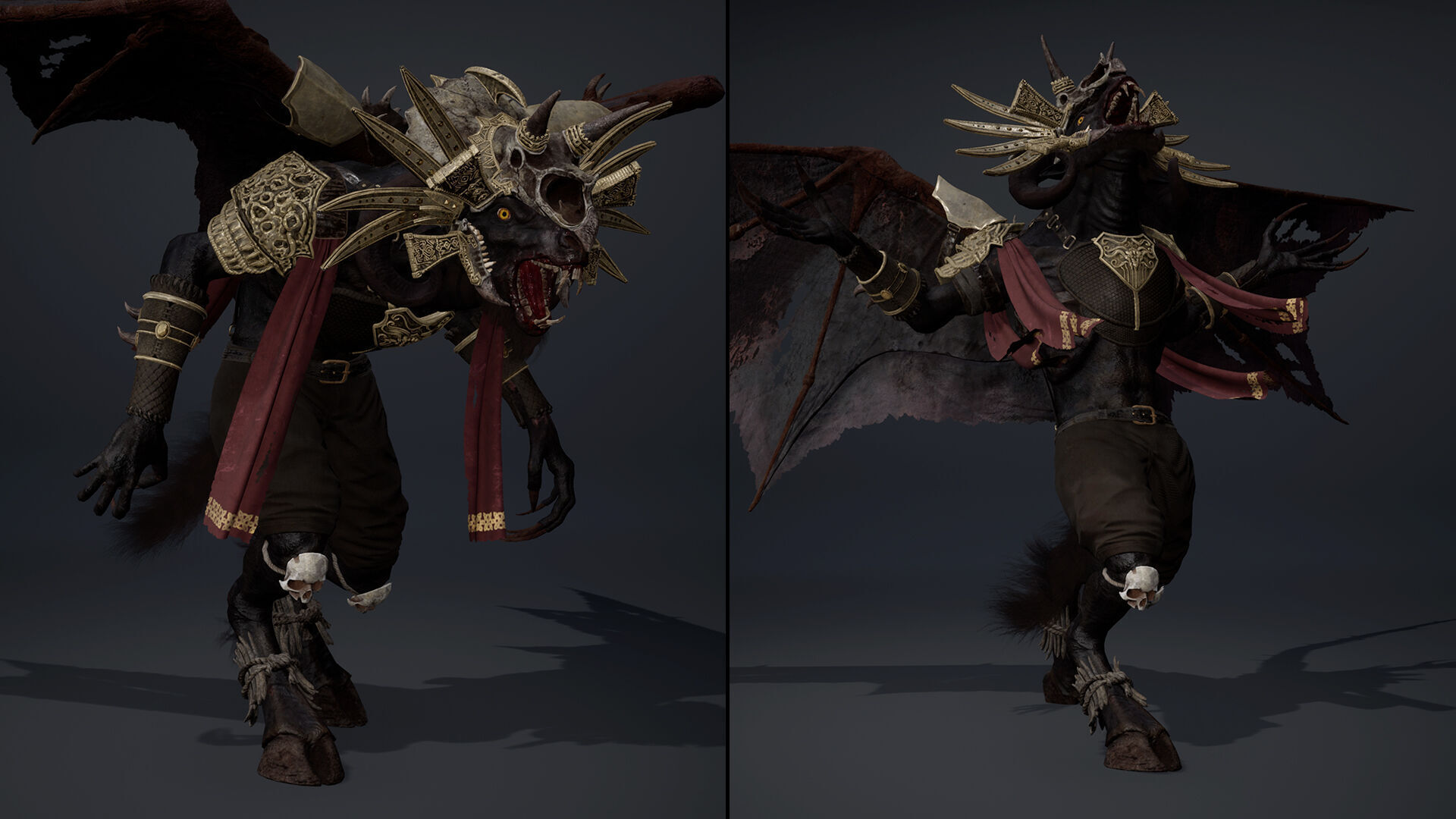 Night Mage ArmWing Low-poly 3D model_27