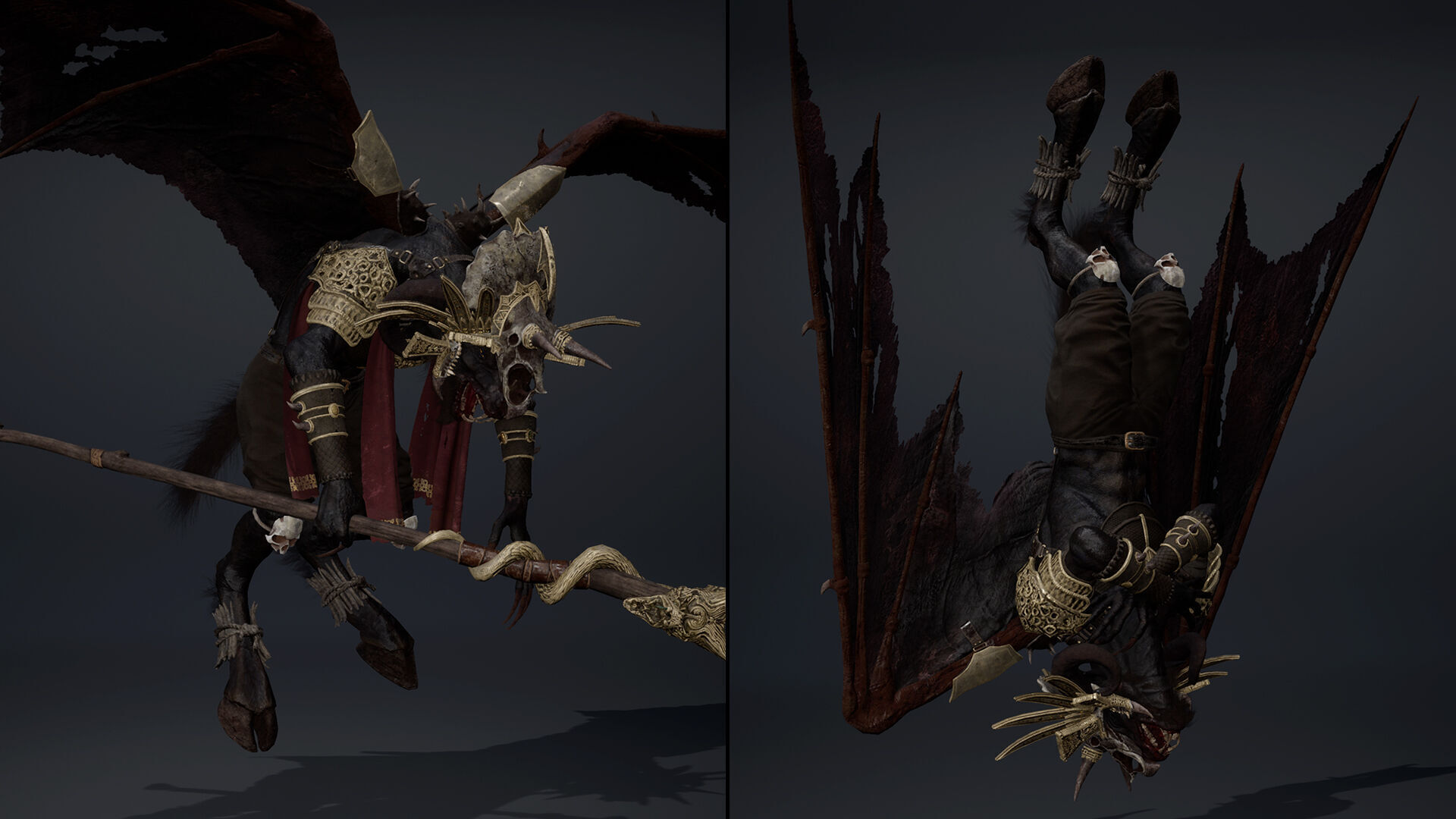 Night Mage ArmWing Low-poly 3D model_11