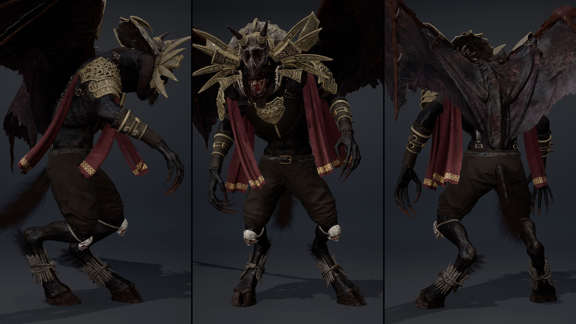 Night Mage ArmWing Low-poly 3D model_20