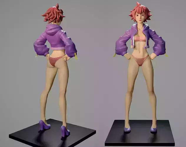 Sexy Girl - Stylized Short Hair