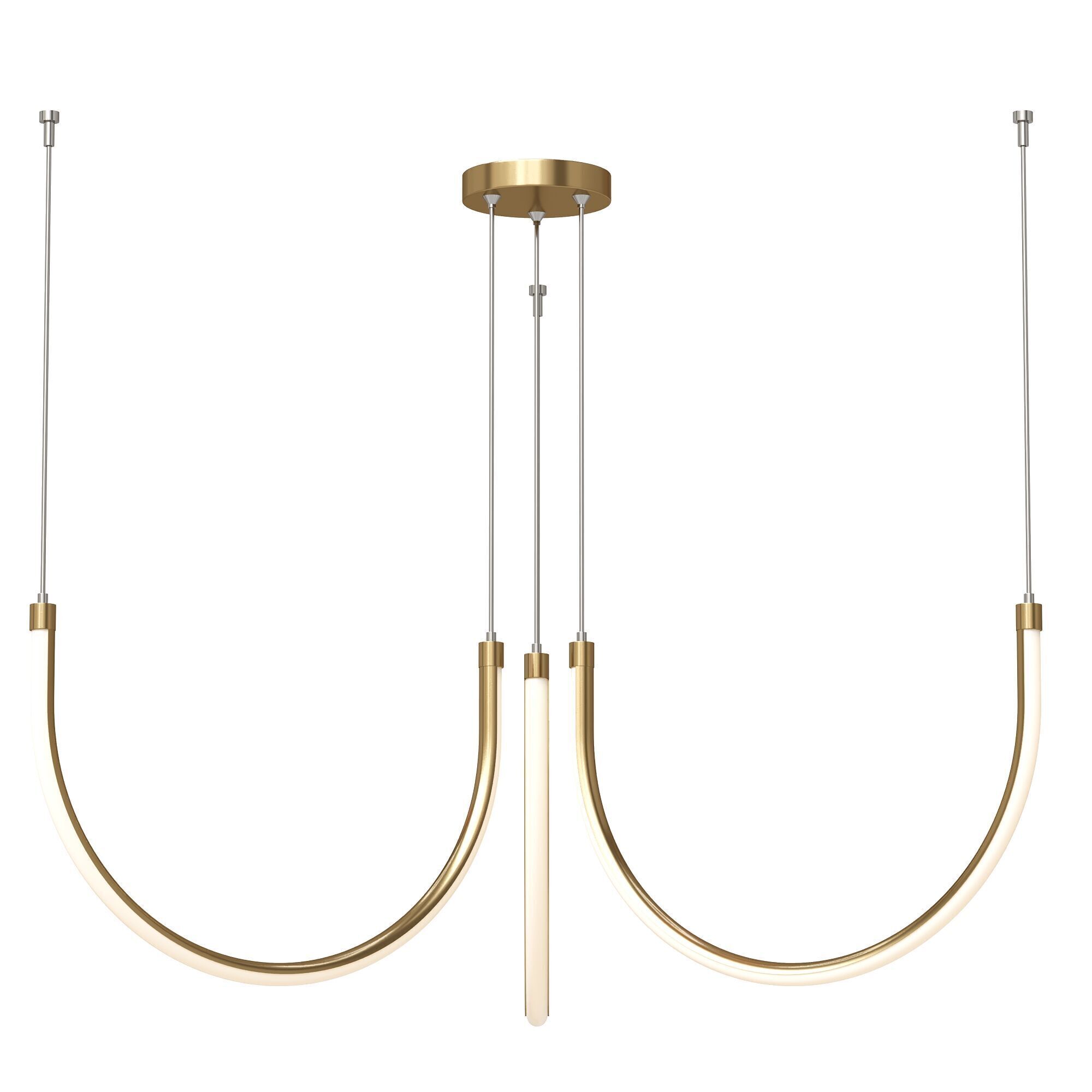 Scandinavian Minimalist Ceiling Light 3D model_2