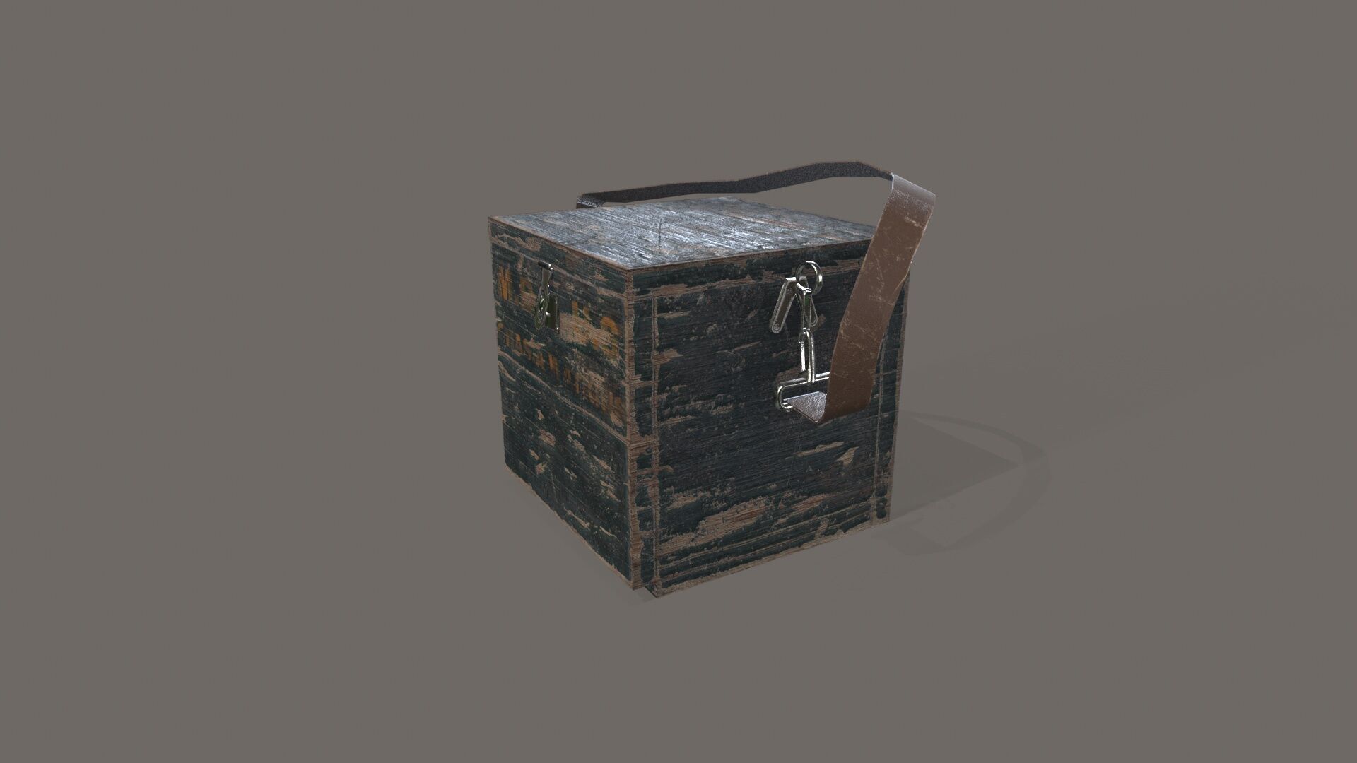 First Aid Box Low-poly 3D model_5