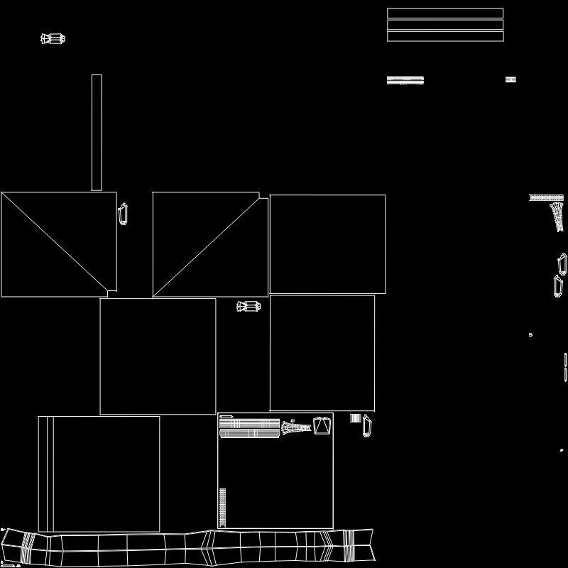 First Aid Box Low-poly 3D model_8