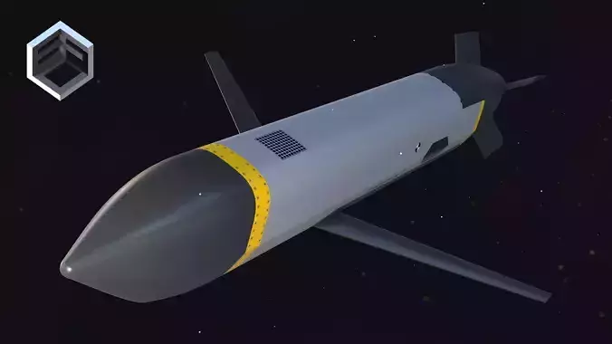 CMMT Cruise Missile Low-poly 3D model